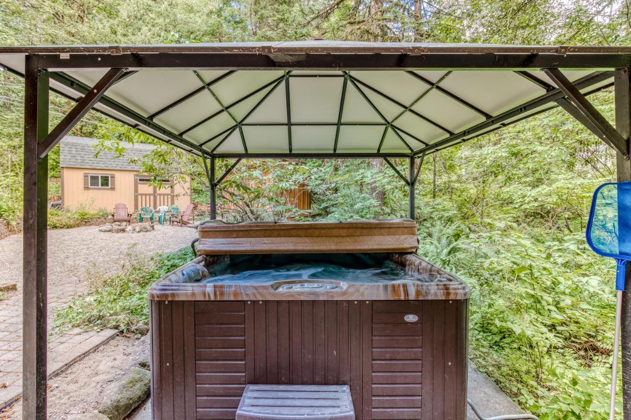 Creekside Cabin Rhododendron Eksteriør bilde