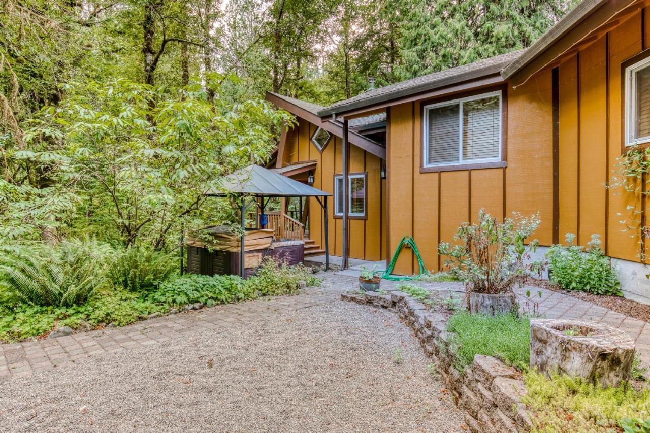 Creekside Cabin Rhododendron Eksteriør bilde