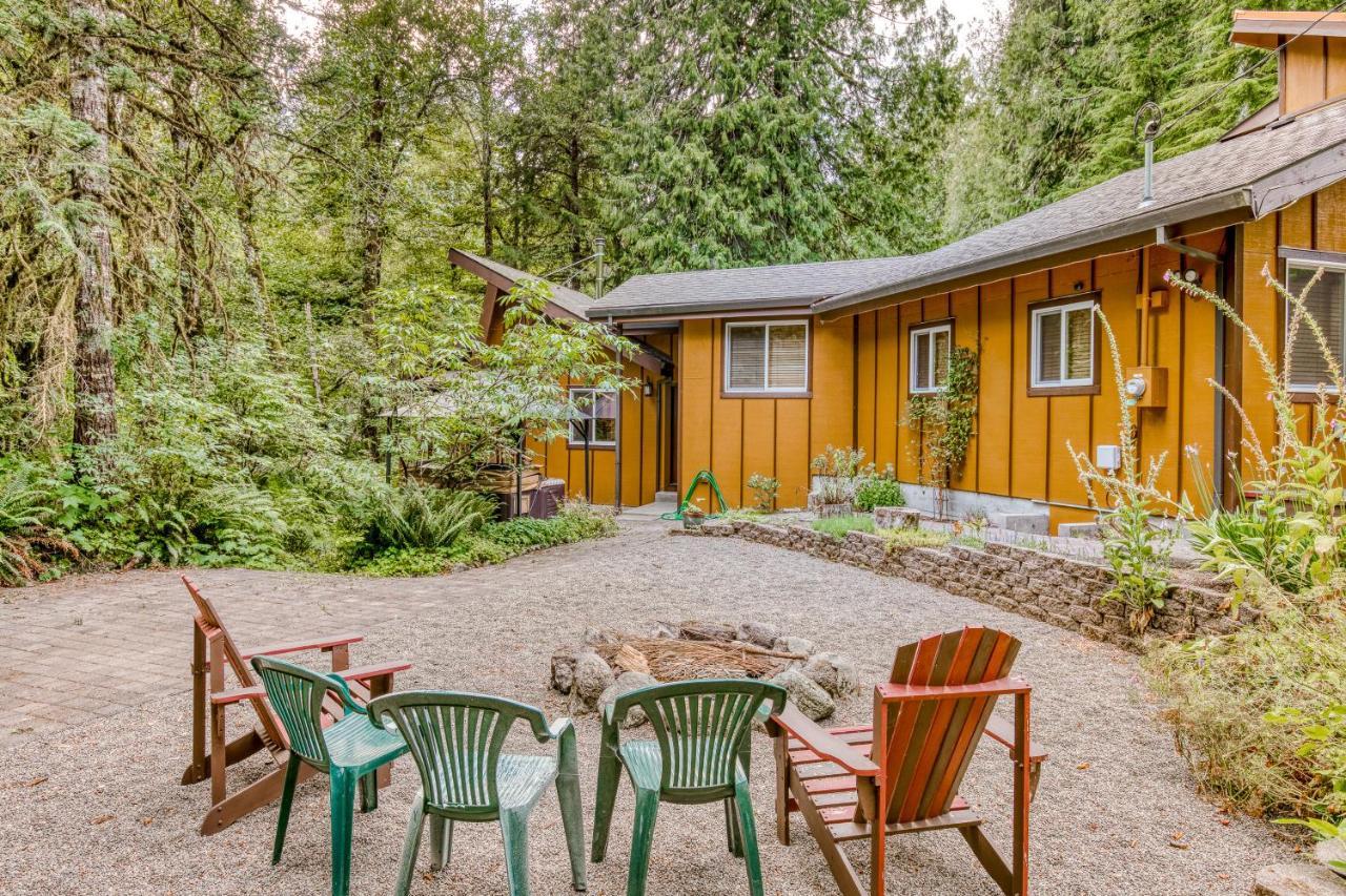 Creekside Cabin Rhododendron Eksteriør bilde