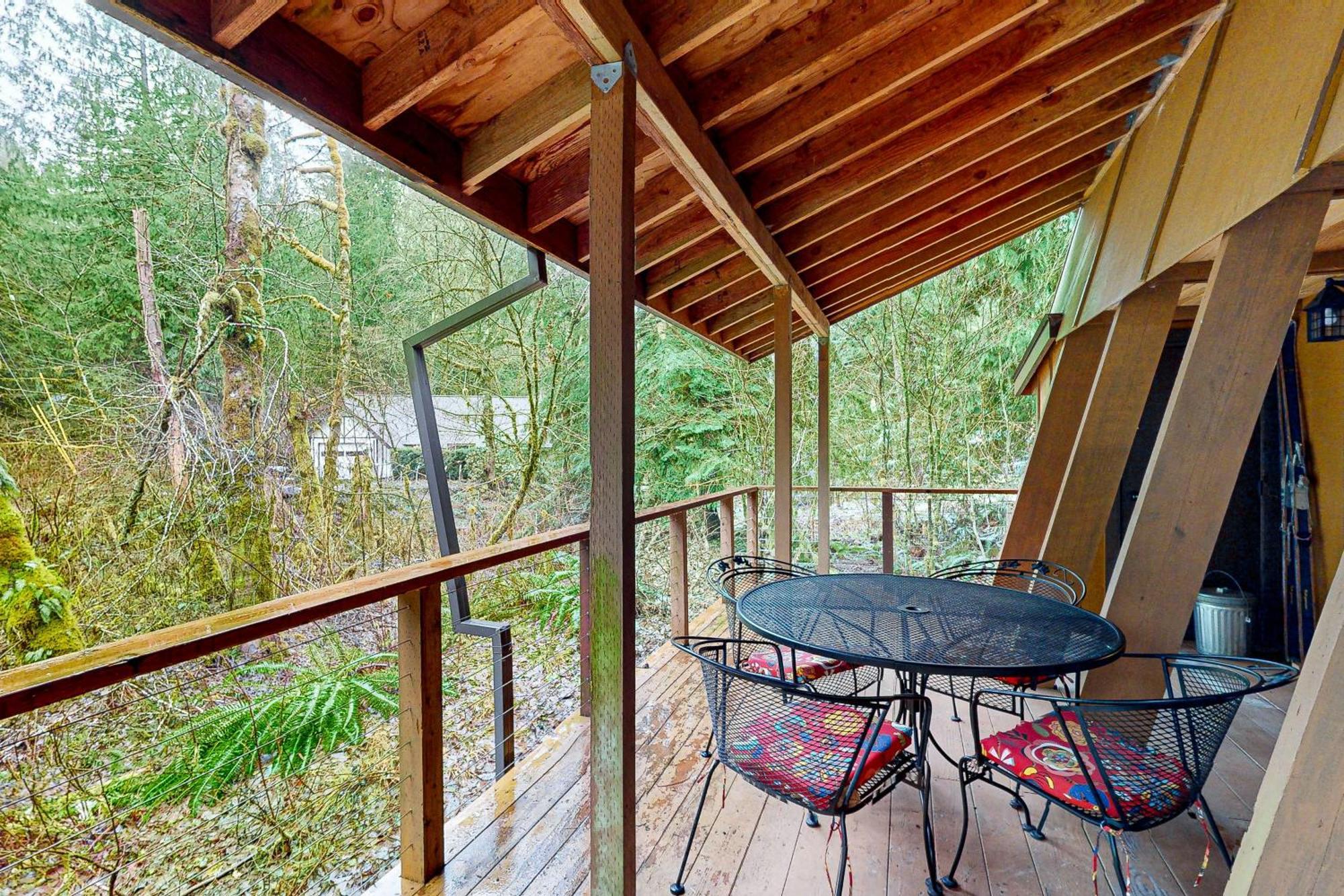 Creekside Cabin Rhododendron Eksteriør bilde