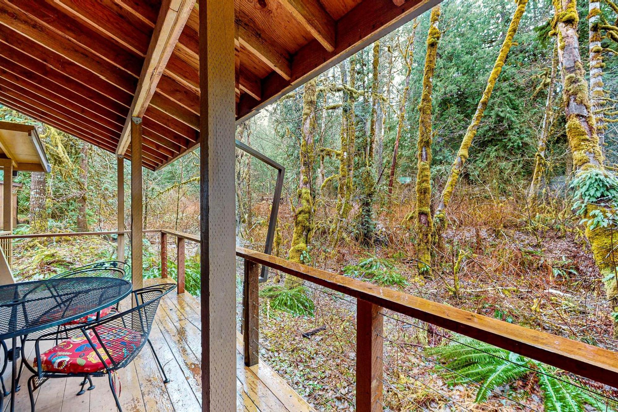 Creekside Cabin Rhododendron Eksteriør bilde